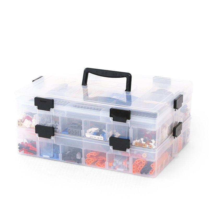 Caja Maleta para guardar Legos, hasta 118 compartimentos.