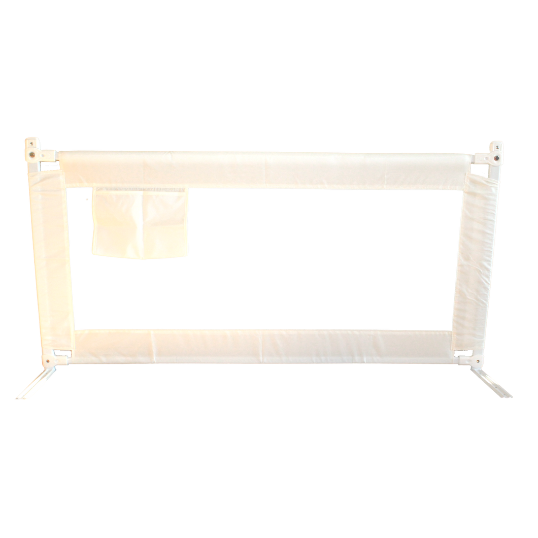 Baranda de Cama 120 x 85 (ajustable 71 a 85cm) Blanco Plegab